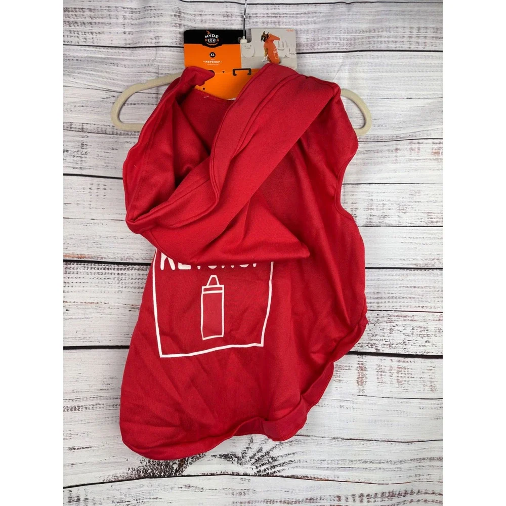 Hyde & Eek! Boutique Pet Ketchup Costume Extra Large XL‎ Dog Halloween